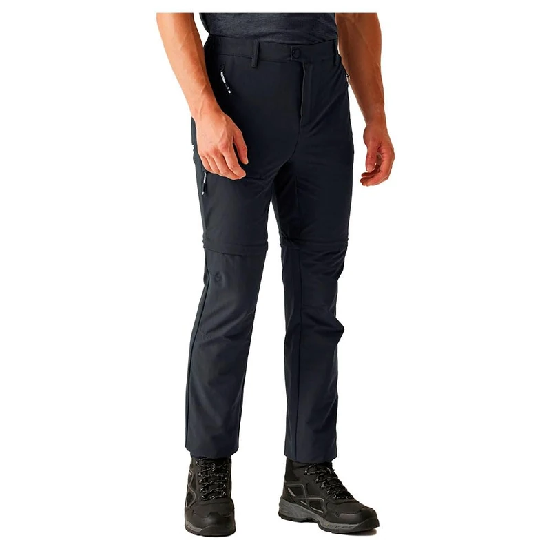 Regatta Mens Highton II Zip Off Trousers Water Repellent Hiking Walking Convertible 2-1 Pants
