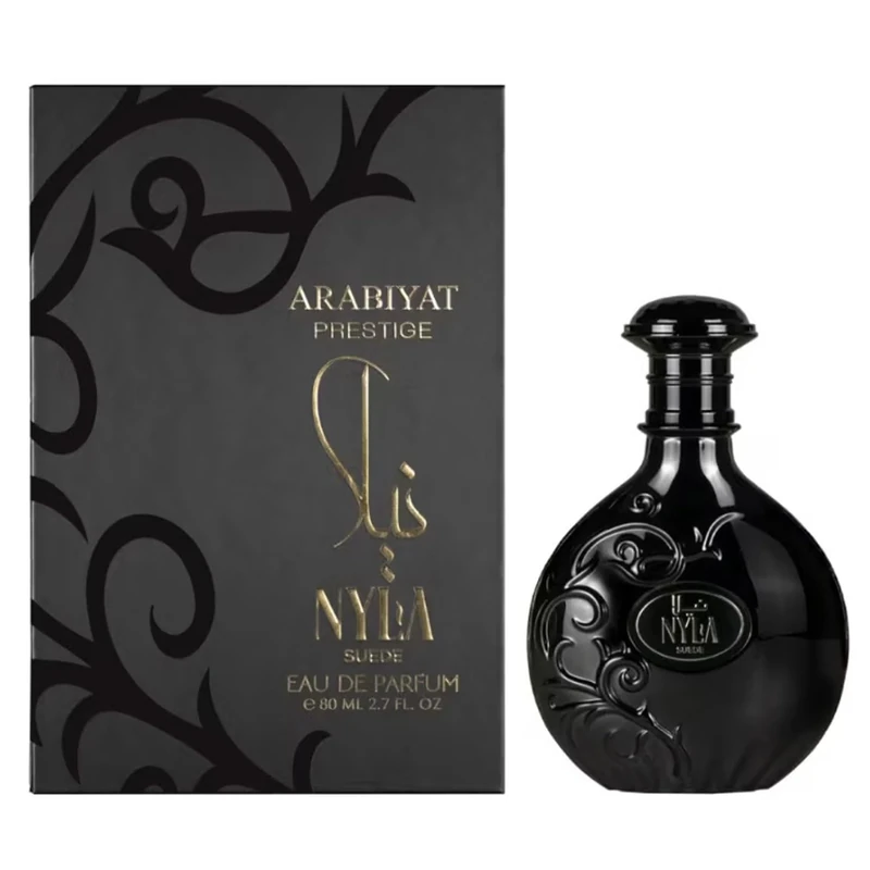 ARABIYAT PRESTIGE Nyla SUEDE Eau de Parfum, Unisex Fragrance - 80mls