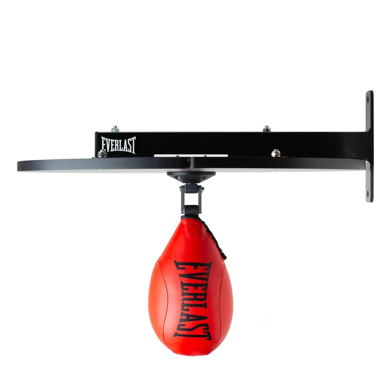 Everlast Elite Speed Bag Kit for Beginners, Plastic Swivel, Unique Speed Ball Panel, Reinforced Nylon, Two-Piece Platform - Authentic Everlast