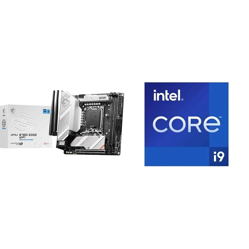 MSI MPG B760I EDGE WIFI Motherboard + Intel® Core™ i9-14900KF Desktop Processor 24 cores