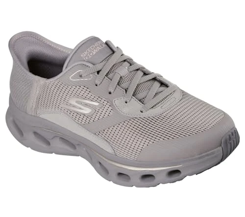 Skechers Women's Go Walk Glide-Step 2.0 Belah Slip-On Sneakers, Taupe Textile/Trim, 7 UK