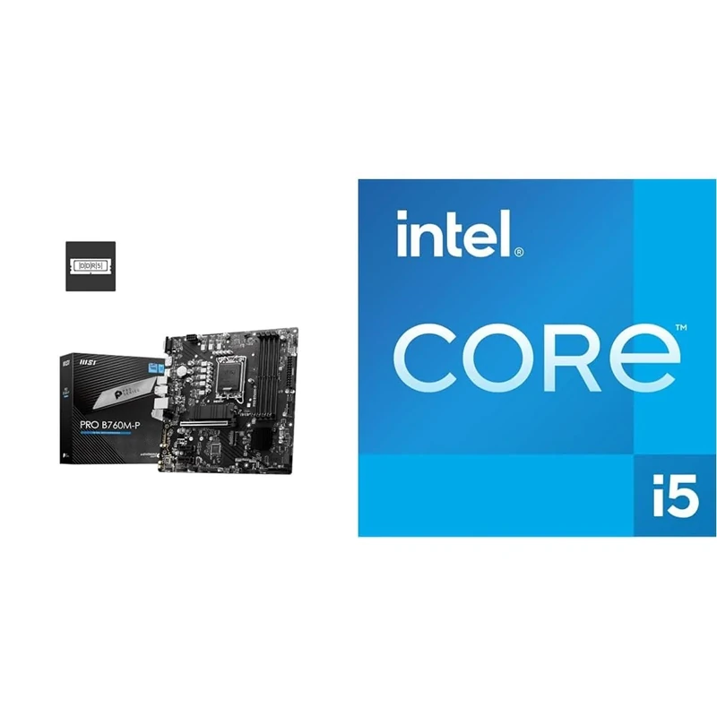 MSI PRO B760M-P Motherboard + Intel® Core™ i5-14600K Desktop Processor 14 cores