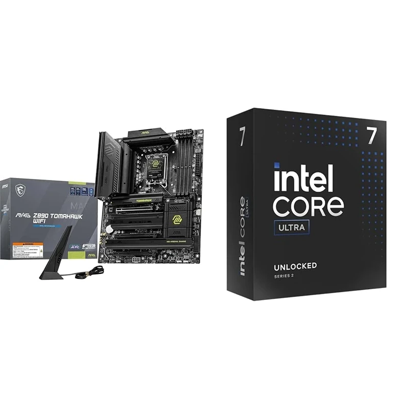 MAG Z890 TOMAHAWK WIFI Motherboard + Intel® Core™ Ultra 7 Desktop Processor 265K 20 cores