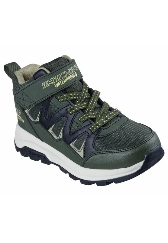 Skechers Boy's Storm Blazer Drizzle Squad Sneakers, Olive & Black Synthetic/Olive Textile/Olive, 3 UK Child - Image 1