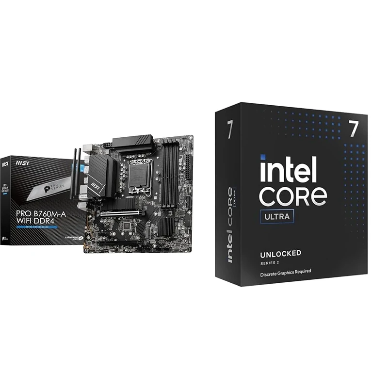 PRO B760M-A WIFI DDR4 + Core Ultra 7 265KF