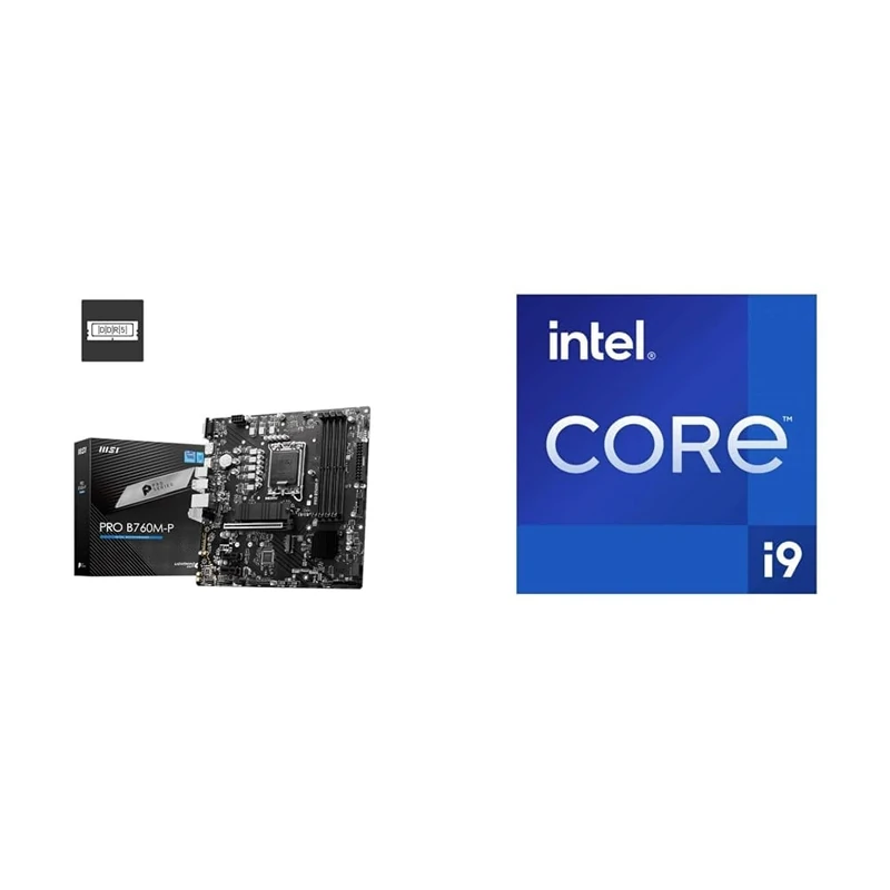 MSI PRO B760M-P Motherboard + Intel® Core™ i9-14900KF Desktop Processor 24 cores