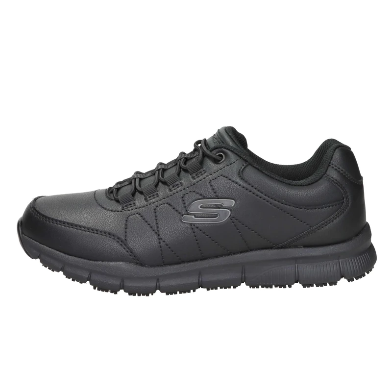 Skechers Men's Nampa Osil Work Shoes, Black Synthetic, 12 UK