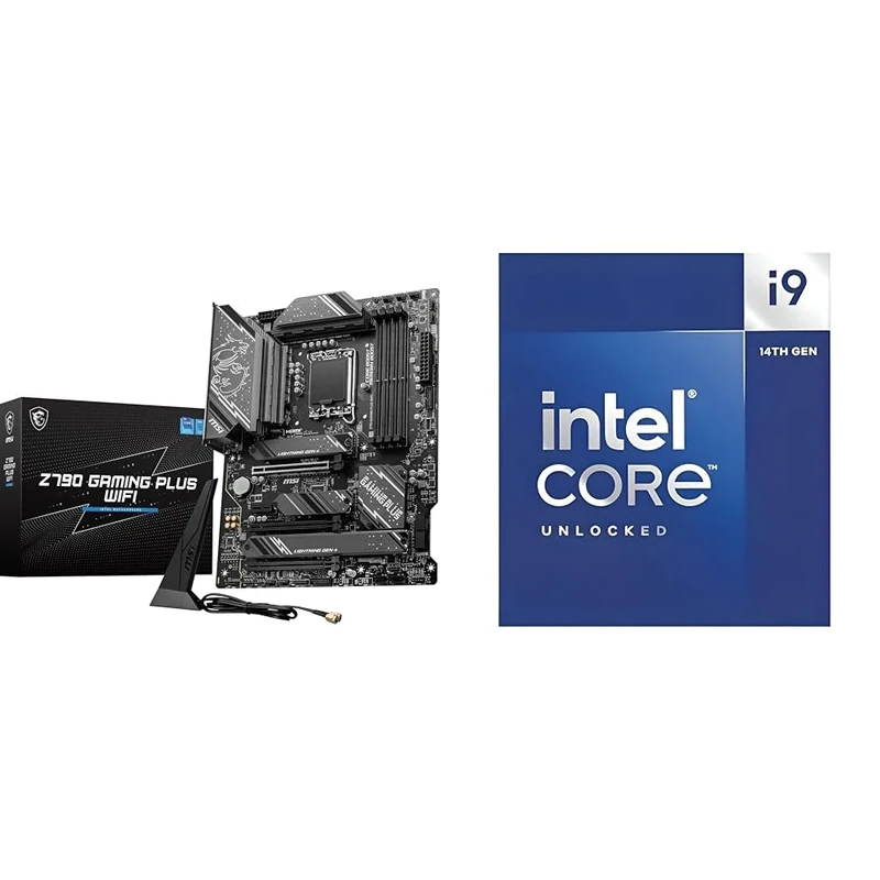 MSI Z790 GAMING PLUS WIFI Motherboard + Intel® Core™ i9-14900K Desktop Processor 24 cores