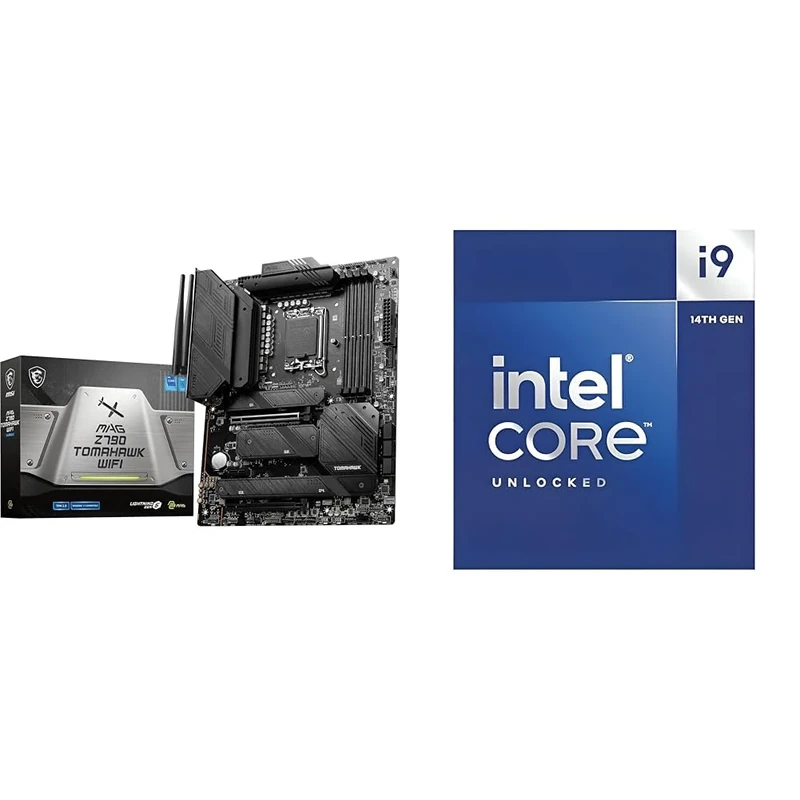 MSI MAG Z790 TOMAHAWK WIFI Motherboard ATX - Supports Intel Core 12/13th Gen Processors + Intel® Core™ i9-14900K Desktop Processor 24 cores