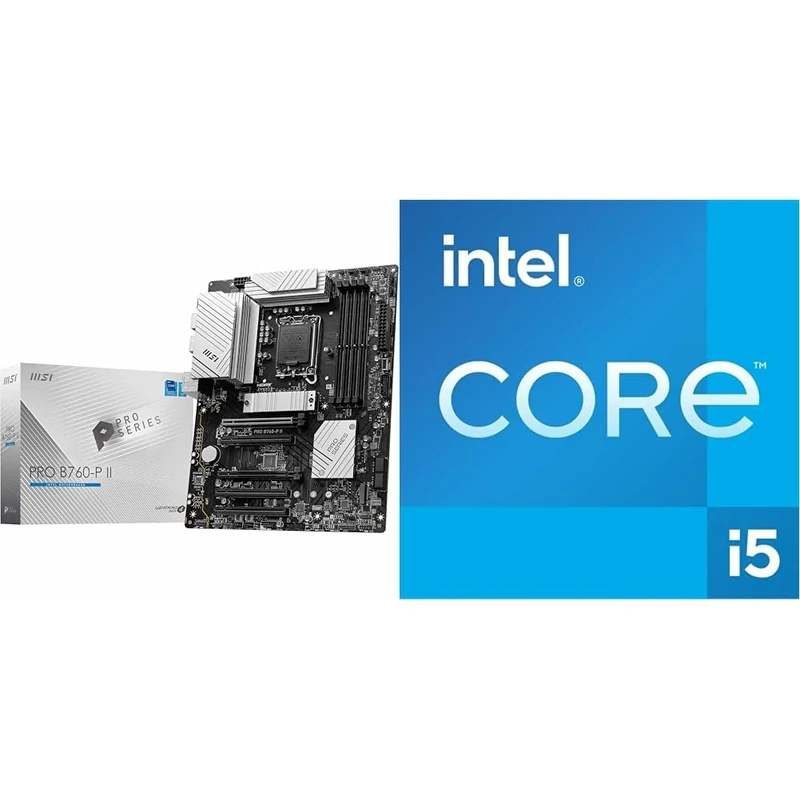 MSI PRO B760-P II Motherboard + Intel® Core™ i5-14600K Desktop Processor 14 cores
