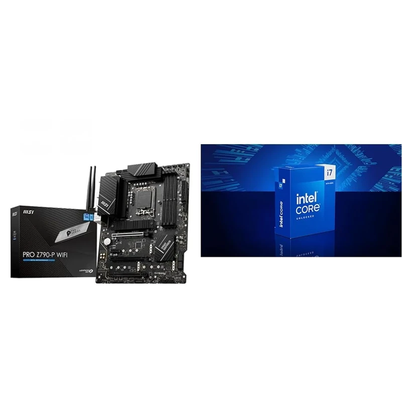 MSI PRO Z790-P WIFI Motherboard ATX - Supports Intel Core 12/13th Gen Processors + Intel® Core™ i7-14700K Desktop Processor 20 cores