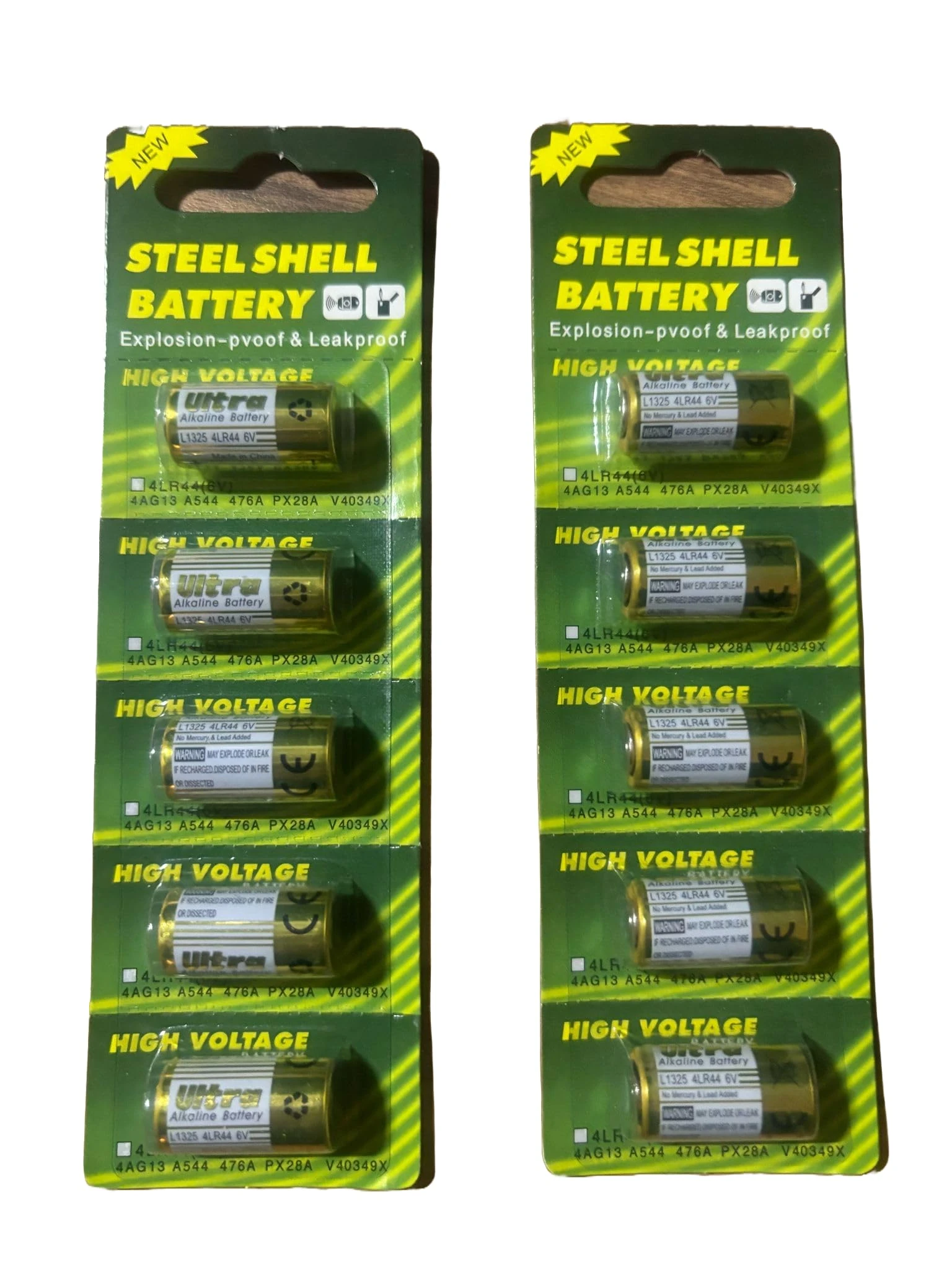 Sivitec Digital 4LR44 A544 6V Alkaline Battery, Pack of 10