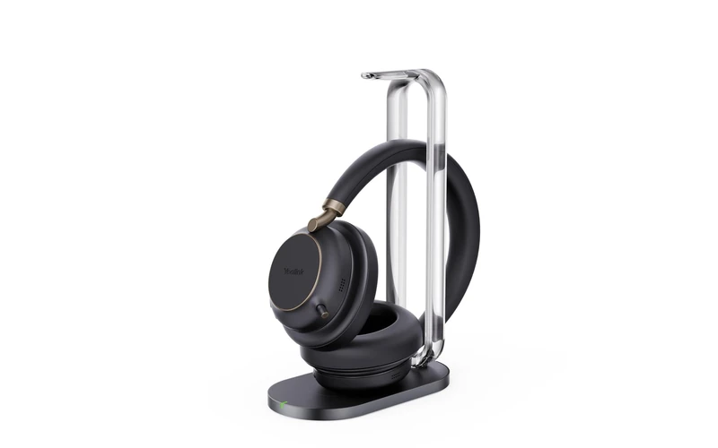 Yealink BH 76 Plus Teams Headset with Charging Stand - Bluetooth, ANC, 40h Battery Life, USB-C/A, Black