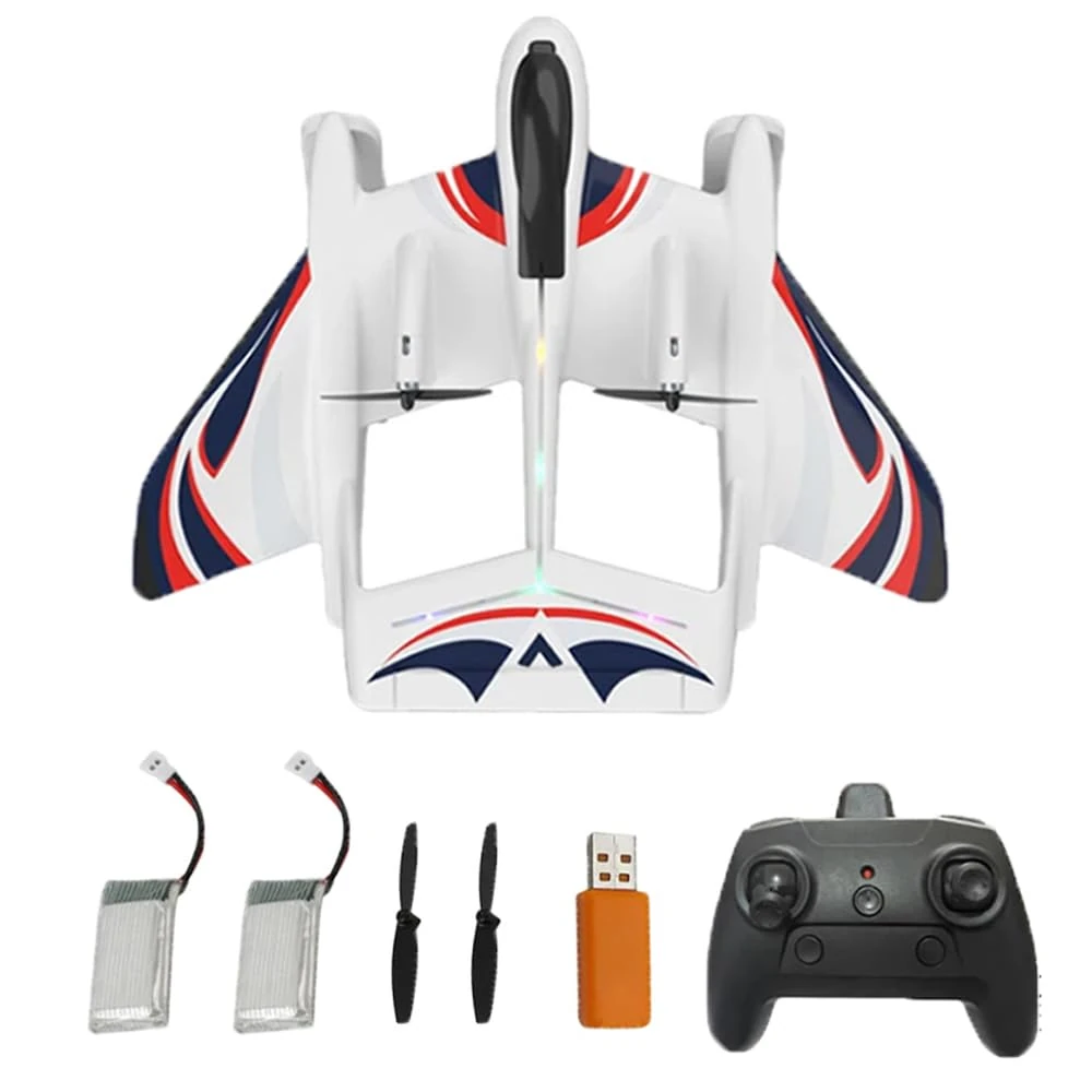 SAYZON RC Airplane 3 in 1 Water Land Air P747 RC Plane for Adults 2 Channels 2.4GHZ Waterproof EPP RC Amphibious Plane with 2 Batteries Outdoor Flight Model