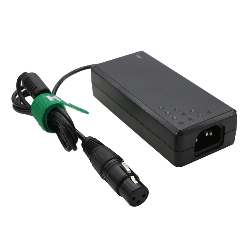 HangTon AC Power Adapter for Aputure Amaran 200d S, 200x S LED Light, XLR 3-pin 48V 6A DC IN - Image 1