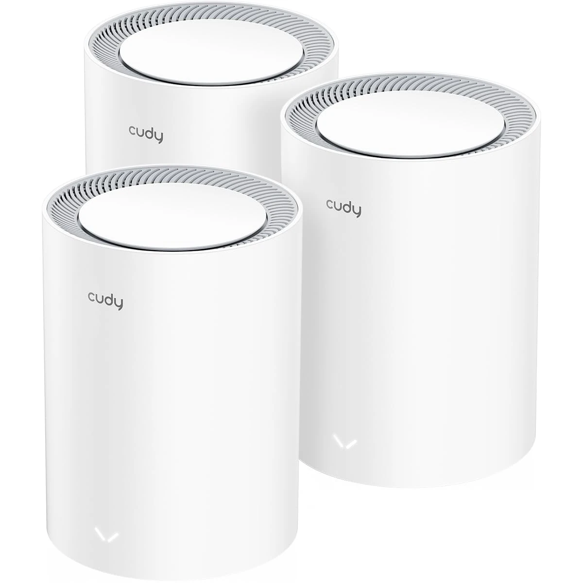 Cudy Dual Band BE3600 WiFi 7 Wi-Fi Mesh System, 3.6 Gbps 160 Mhz, Coverage up to 7000 Sq.ft, 3 Gigabit Ports, Multi-VPN Compatible, Cudy APP Control(M3600 3-Pack)