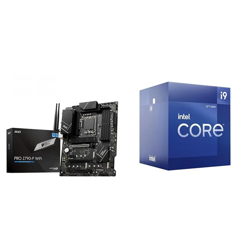 MSI PRO Z790-P WIFI Motherboard ATX - Supports Intel Core 12/13th Gen Processors + Intel® Core™ i9-12900K Desktop Processor 16