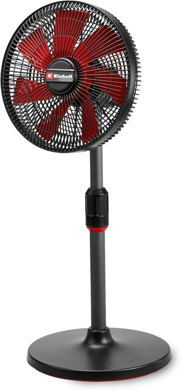 Einhell Cordless Fan GE-CF 18/320 P Li-Solo Power X-Change (18 V, Pedestal Fan, 4 Speed Settings, Automatic Swivel Function, Height Adjustable, Supplied Without Battery or Charger)