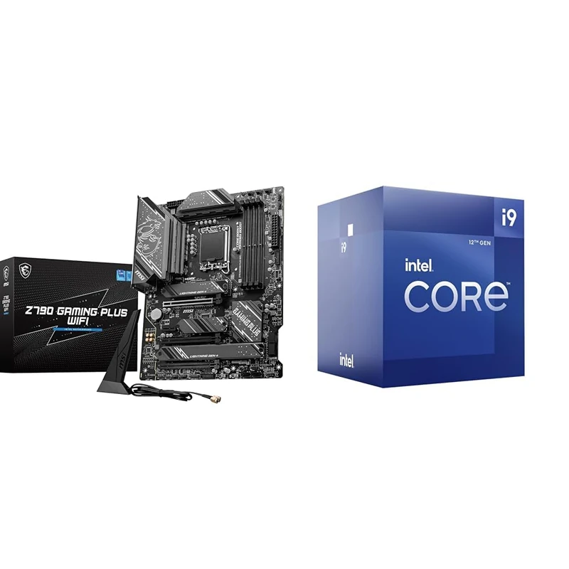 MSI Z790 GAMING PLUS WIFI Motherboard + Intel® Core™ i9-12900K Desktop Processor 16