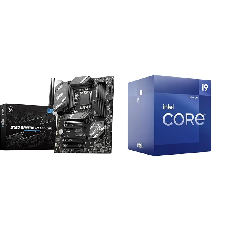 MSI B760 GAMING PLUS WIFI Motherboard + Intel® Core™ i9-12900K Desktop Processor 16