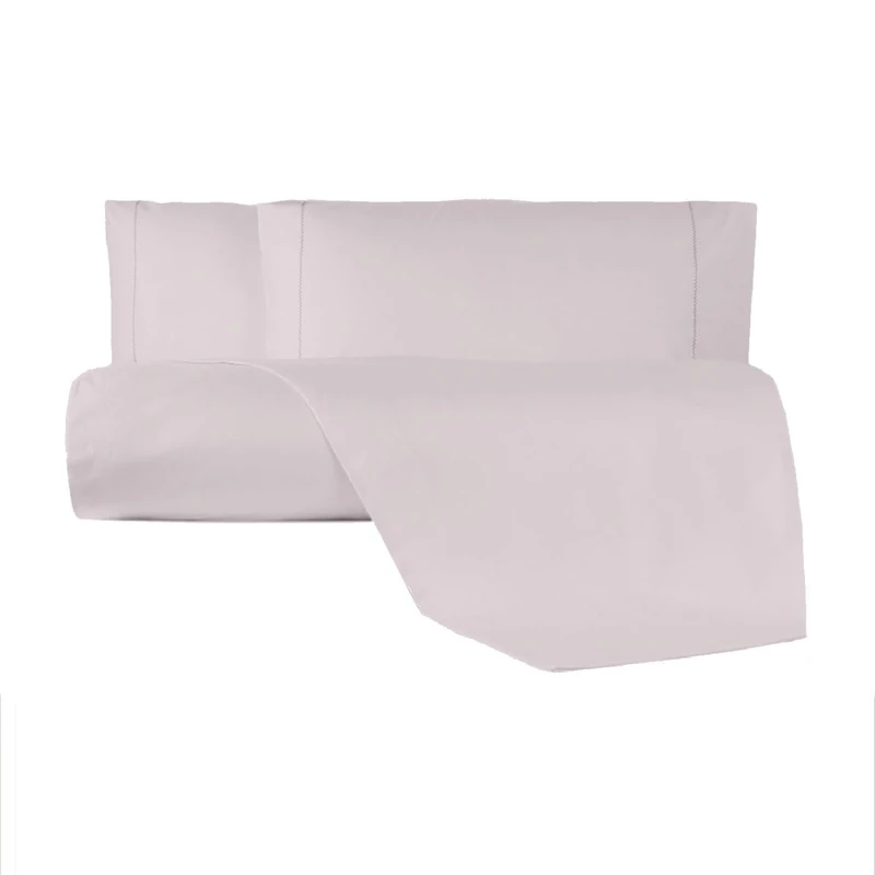 Giovanni Dolcinotti | Double Duvet Cover Set, 100% Cotton, Made in Italy – Duvet Cover 250 x 200 cm + 2 Pillowcases 50 x 80 cm – Silver Pink – Toronto Model
