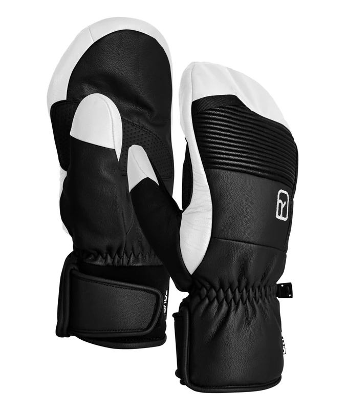 ORTOVOX FULL LEATHER MITTEN M, 56344, black raven, XS