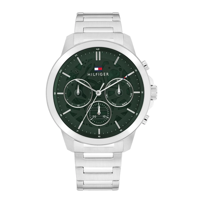 Tommy Hilfiger Men's Quartz Watch 43mm Steel Bracelet - 1710686