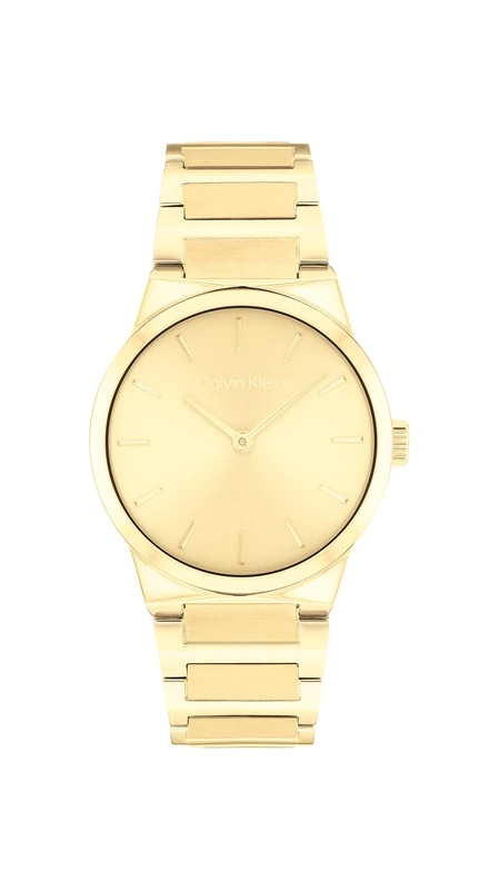 Calvin Klein CK Linear Elegance Gold Stainless Steel Watch