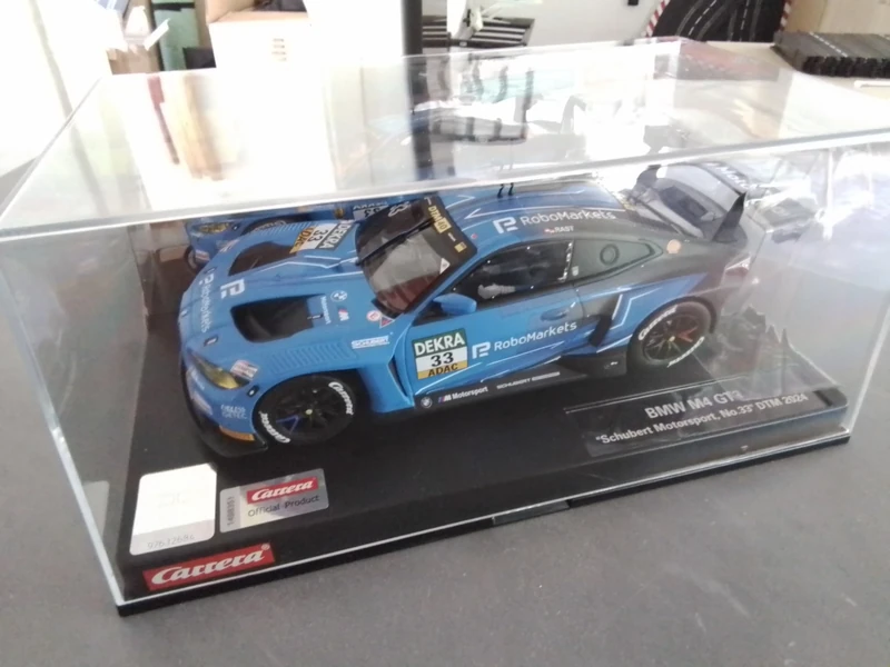 Carrera Digital 124 20023994 BMW M4 GT3 Schubert Motorsport, No. 33" DTM 2024 1:24 Scale Slot Car With Working Front, Rear & Brake Lights I Suitable For Ages 10 Years+