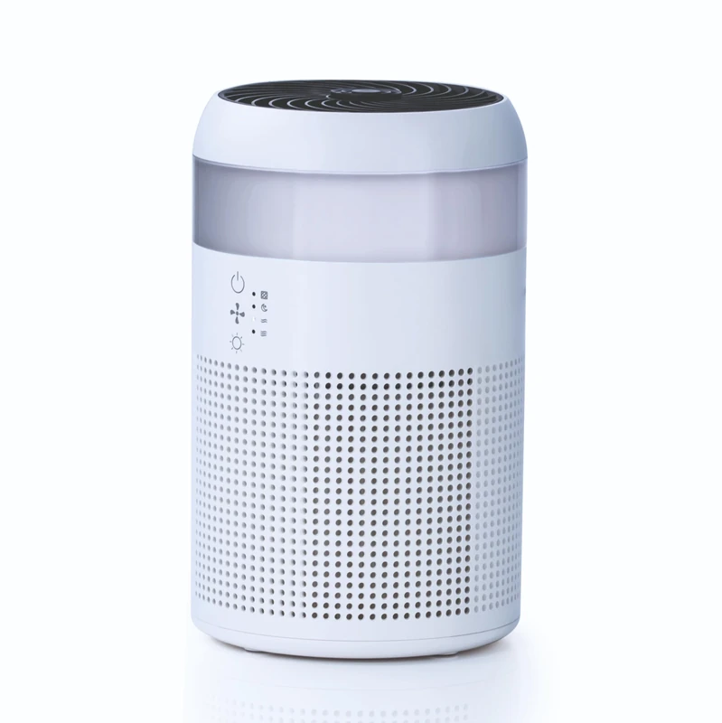 Status Geneva Air Purifier for Bedroom, Living Room, HEPA Filter, Quiet CADR 65m3h, Helps with Allergies, Dust, Pet Dander, Odour, Smoke, for Better Sleep, GENEVA1PKB2