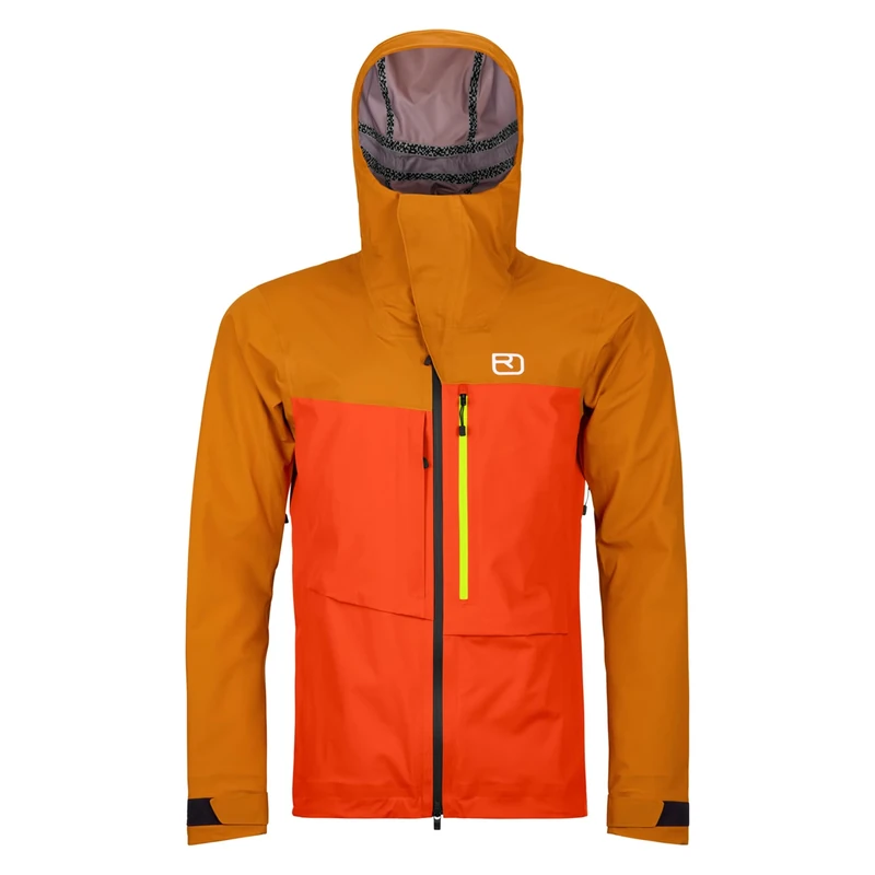 ORTOVOX 3L RAVINE SHELL JACKET M, 70860, hot orange, S