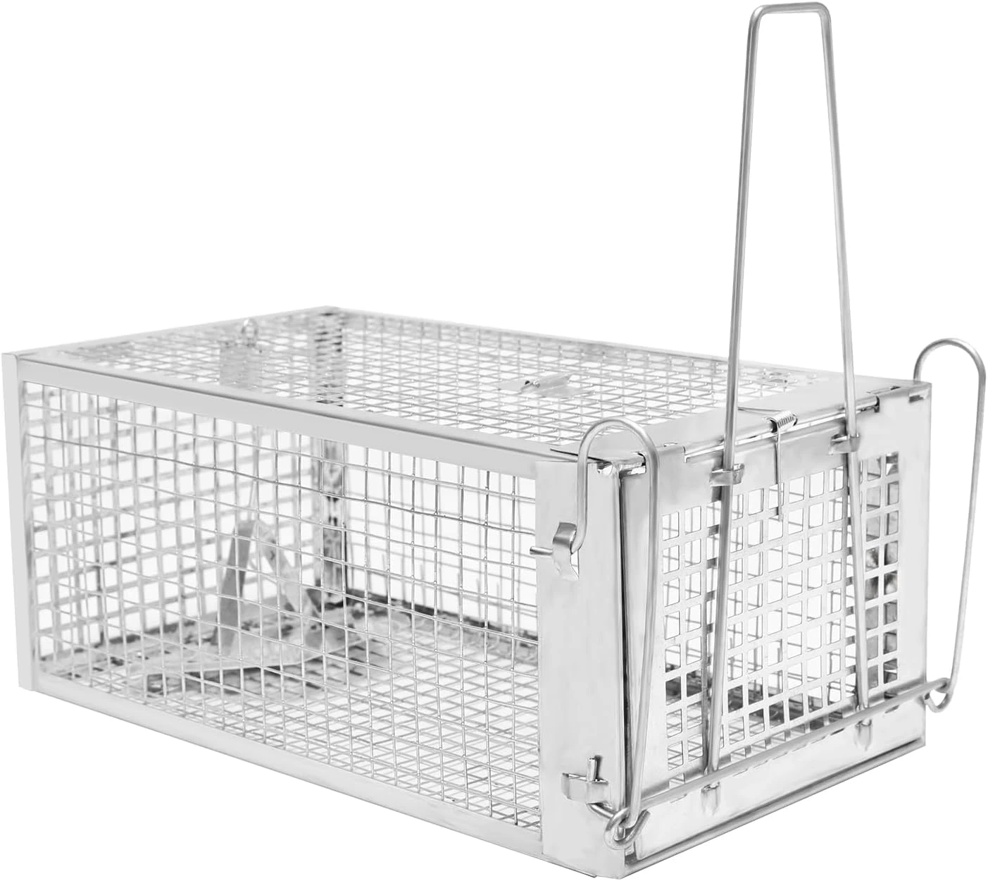 EGOFLYYA Rat and Squirrel Cage Trap, Live Multi-Catch Rat Trap, Live-Catch Effective Cage Trap for Rats and Small Animals, Great for Outdoor Use (1Pack)