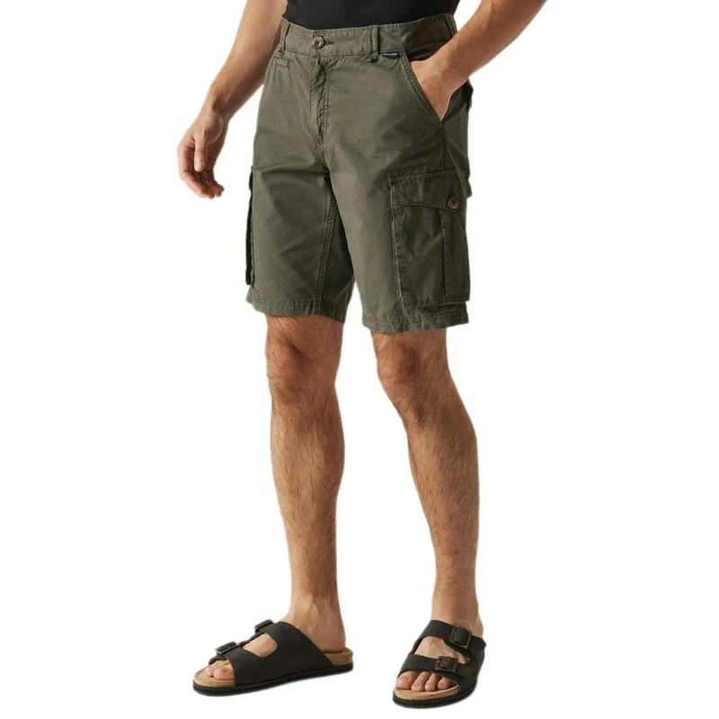 Regatta Mens Shorebay II Combat Shorts Casual Summer Walking Dark Khaki