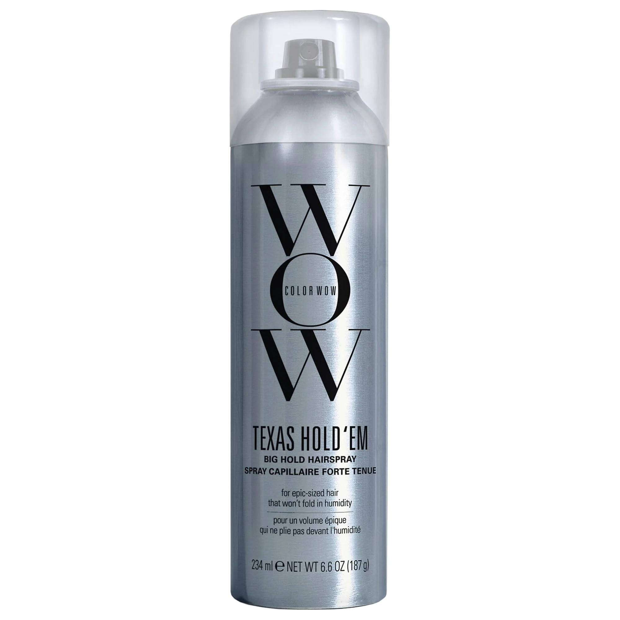 Color Wow Texas Hold ‘em Big Hold Hairspray - High Performance, Strong Hold Hairspray with Heat Protection for Long-Lasting Styles That Won’t Fold in High Humidity