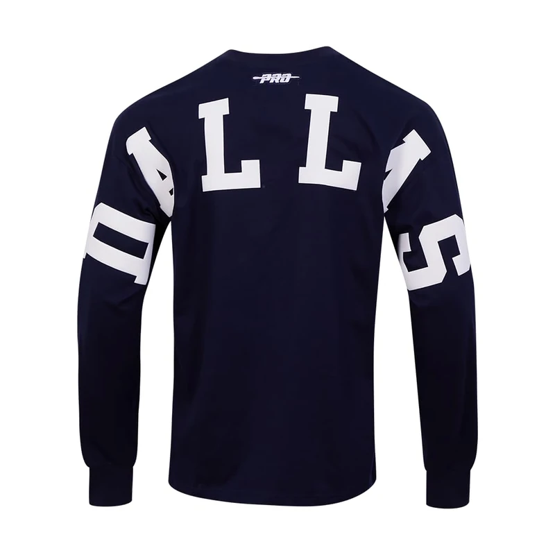 Pro Standard Mens NBA Dallas Mavericks Wingspan Long Sleeve Tee Midnight Navy XL