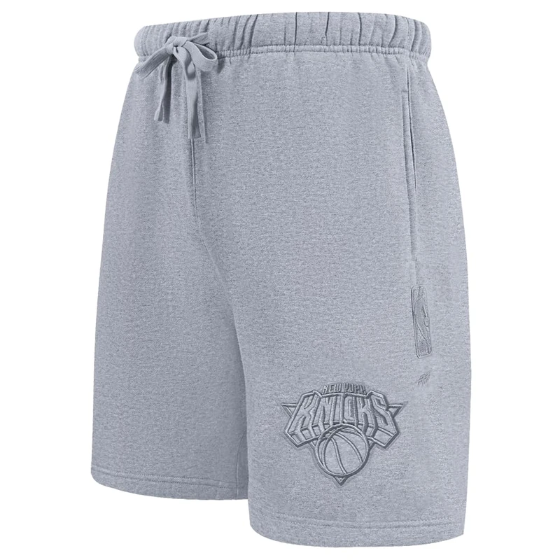 Pro Standard Mens NBA New York Knicks Neutral Fleece Short Dark Heather Gray XL
