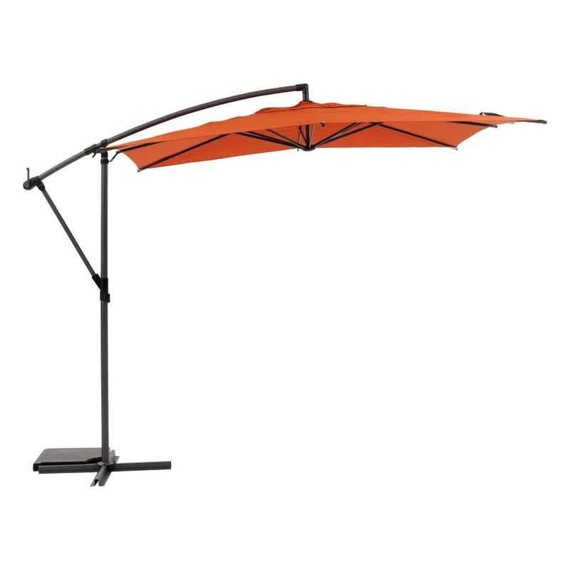 Hespéride - Manoa Amber Square Cantilever Parasol 2.5 x 2.5 m Aluminium Steel and Polyester