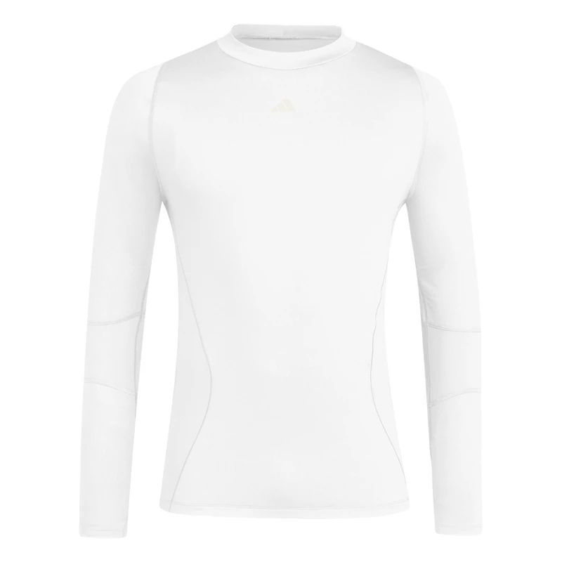 adidas Men's Techfit Cold.Rdy Longsleeve Men Shirt, White, XL - Image 1
