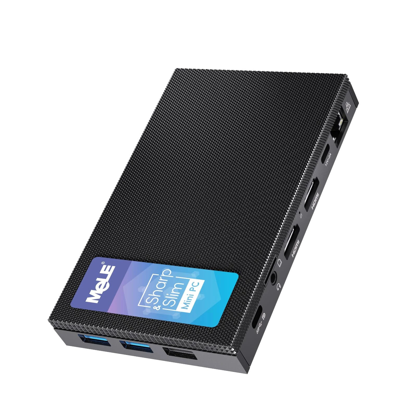 MeLE Fanless Mini PC Quieter 4C N150 32GB RAM 512GB Storage, Silent and Slim Computer Desktop with Full Functional USB-C and Dual HDMI on IoT, Home, Office, Education, Astrophotography