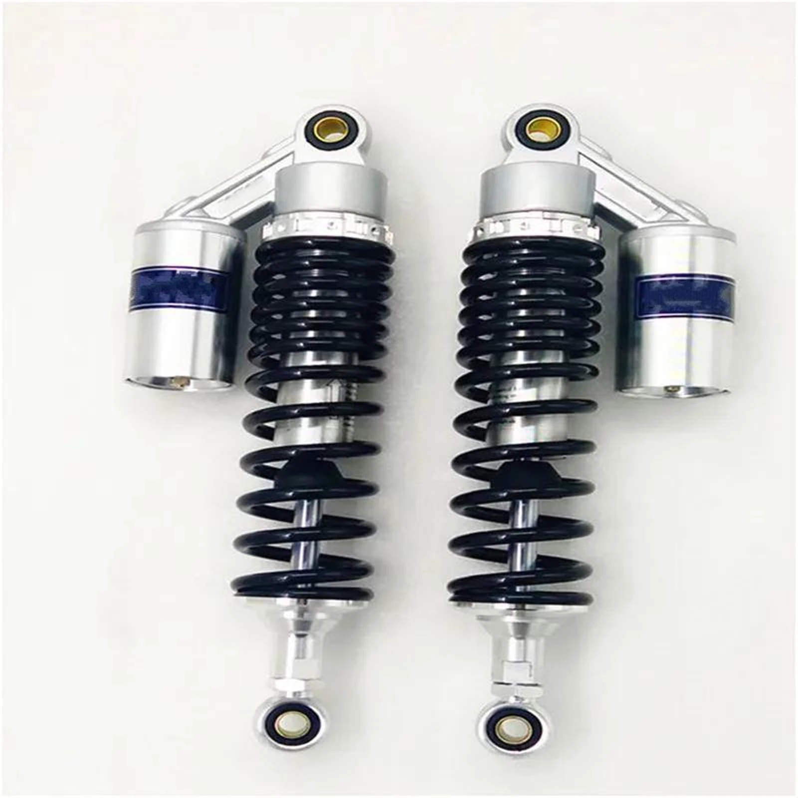 Rear Suspension Motorcycle Shock Absorber Spring Rear Shock Absorber Suspension Accessories For Kawasaki ZRX1100 ZRX1200 ZRX1200(Silver black)