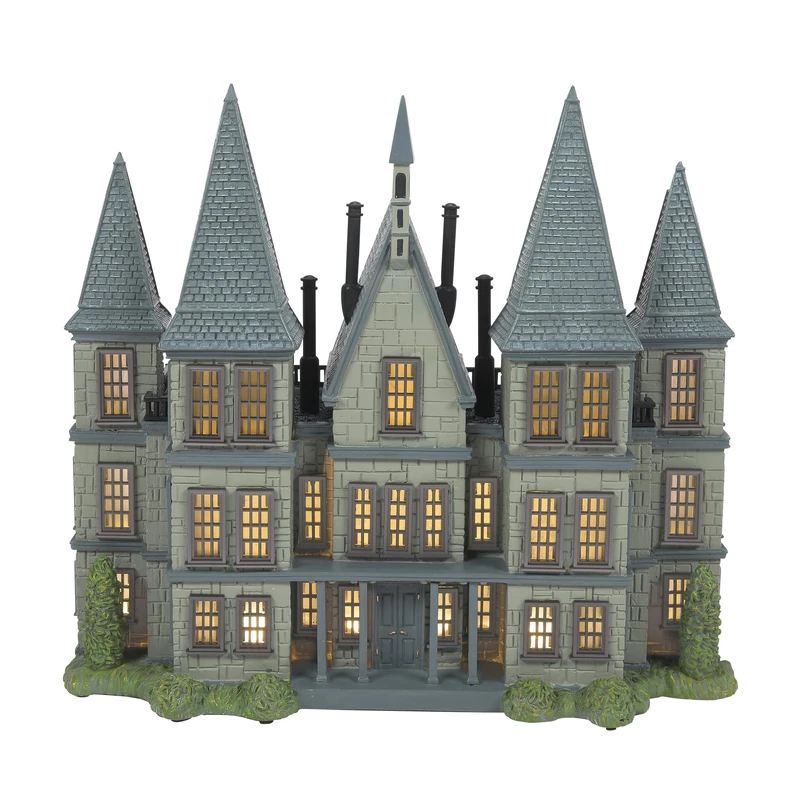 Department 56 Harry Potter Village Malfoy Manor Lit Building, 8 Inch, Multicolor