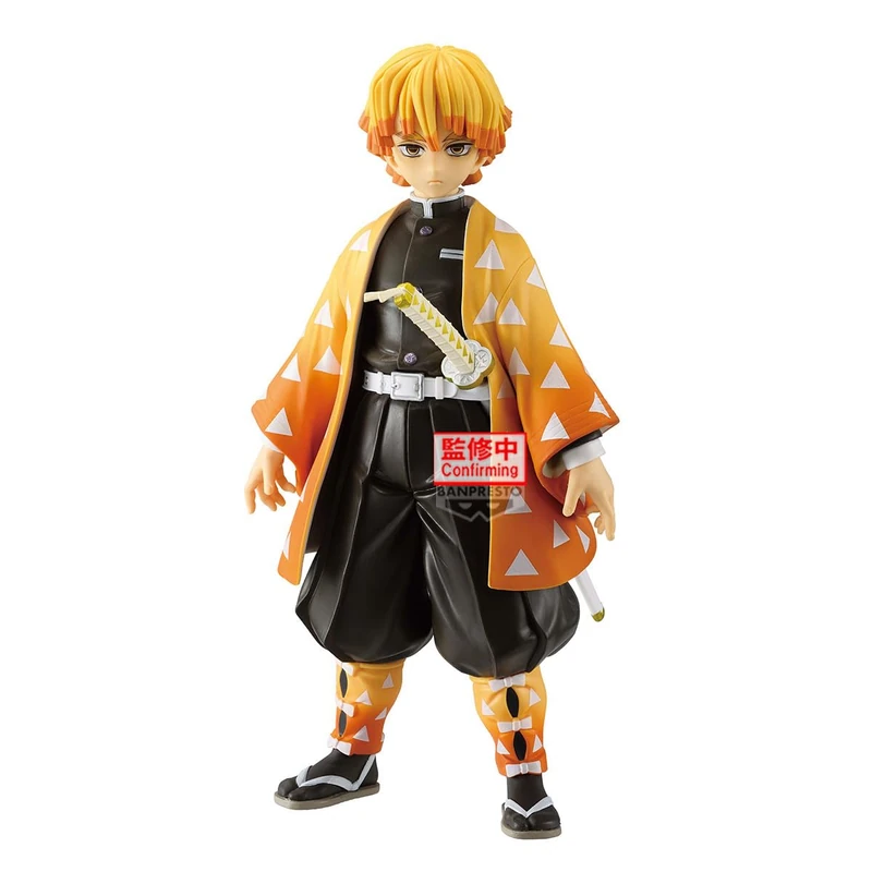 Banpresto Zenitsu Agatsuma Demon Slayer Collectible Action Figure: Kimetsu No Yaiba - Grandista - Another Version (Version A), 24 cm, BP29399P, Multicolor, Optima for Anime Fans