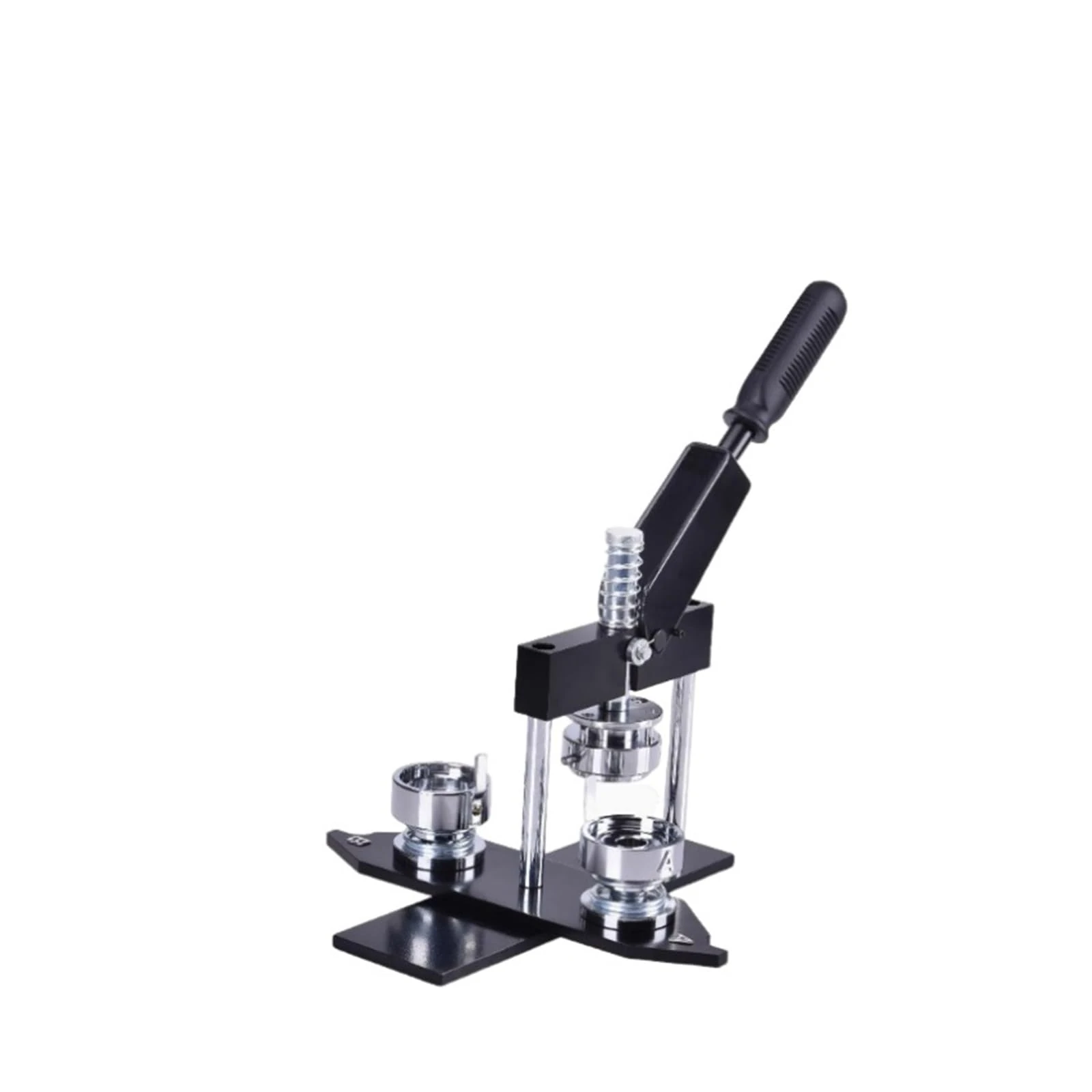 ZHJOPP Badge Machine, 75+58MM Badge Maker Machine DIY Button Pin Comes With 100 Sets Of Badge Materials And Circular Badge Making Kit (75mm)