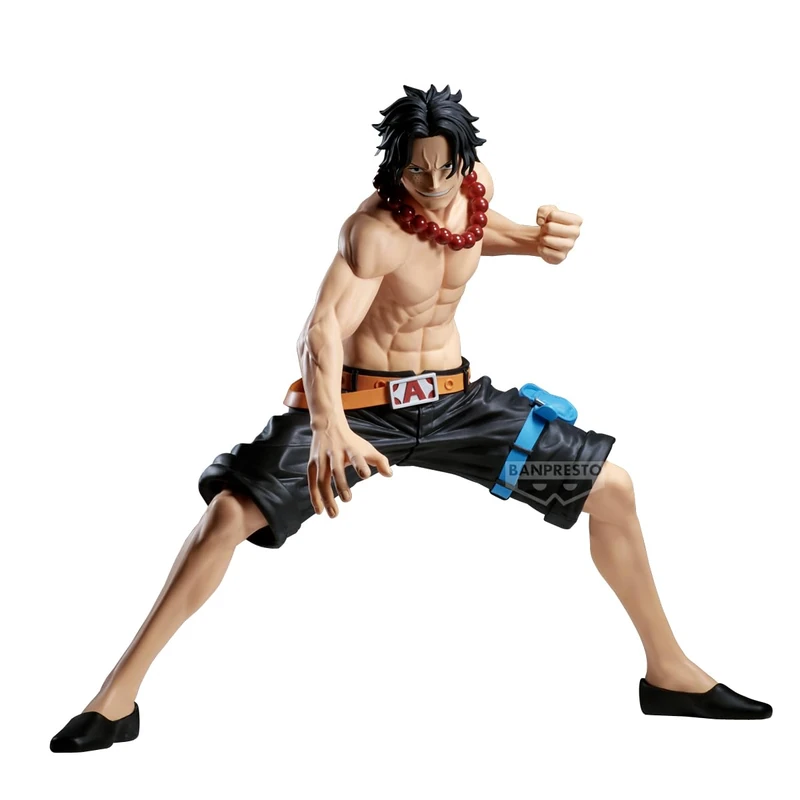 BANPRESTO Portgas D. Ace One Piece Collectible Action Figure - Grandist 20 cm, BP29392P, Multicolor, Optima for Anime Fans - Image 1