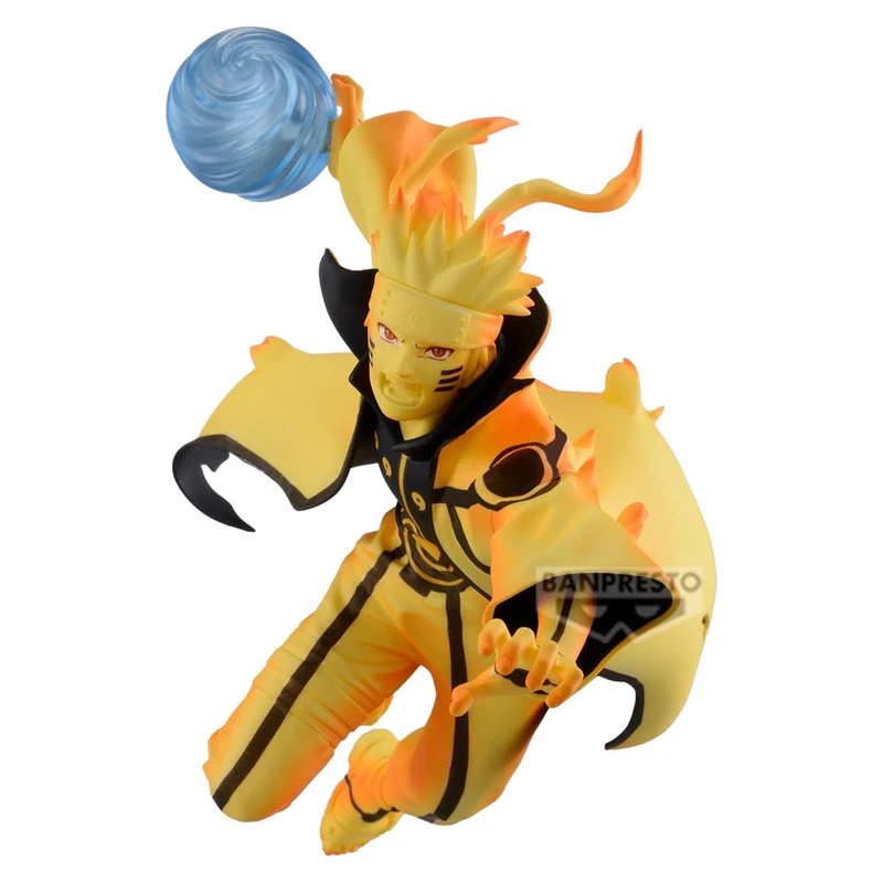 BANPRESTO BP29397P Collectible Naruto Uzumaki Naruto Shippuden Action Figure, 17 cm, Multicolor, Optima for Naruto Shippuden Anime Fans