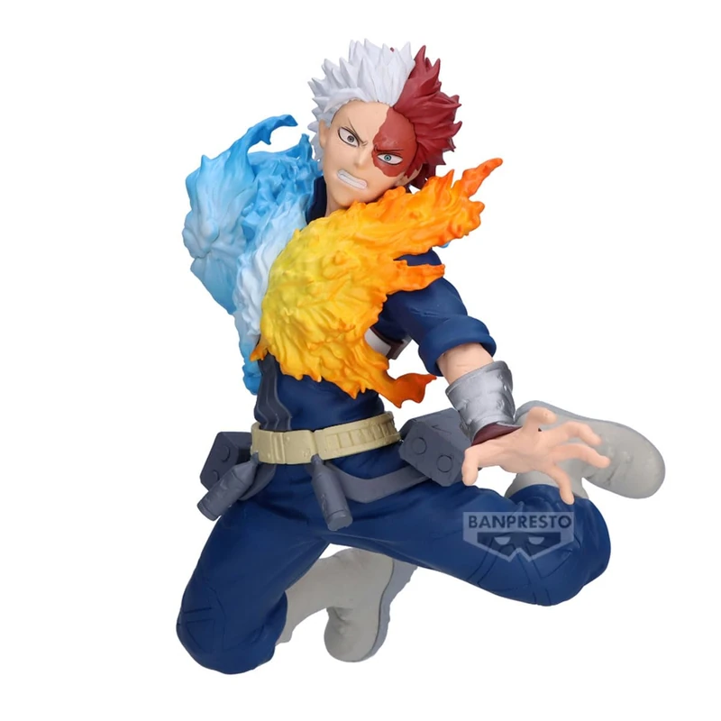 BANPRESTO Shoto Todoroki My Hero Academia Collectible Action Figure - Maximatic 17 cm, BP29374P, Multicoloured, Optima for Anime Fans