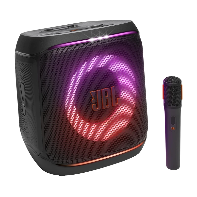 JBL Partybox Encore 2, Wireless Bluetooth Party Speaker with Wireless Microphone, IPX4 Splashproof, Pro Sound with AI Sound Boost and Auracast Multi-Speaker Connection, EU Plug (Type C)