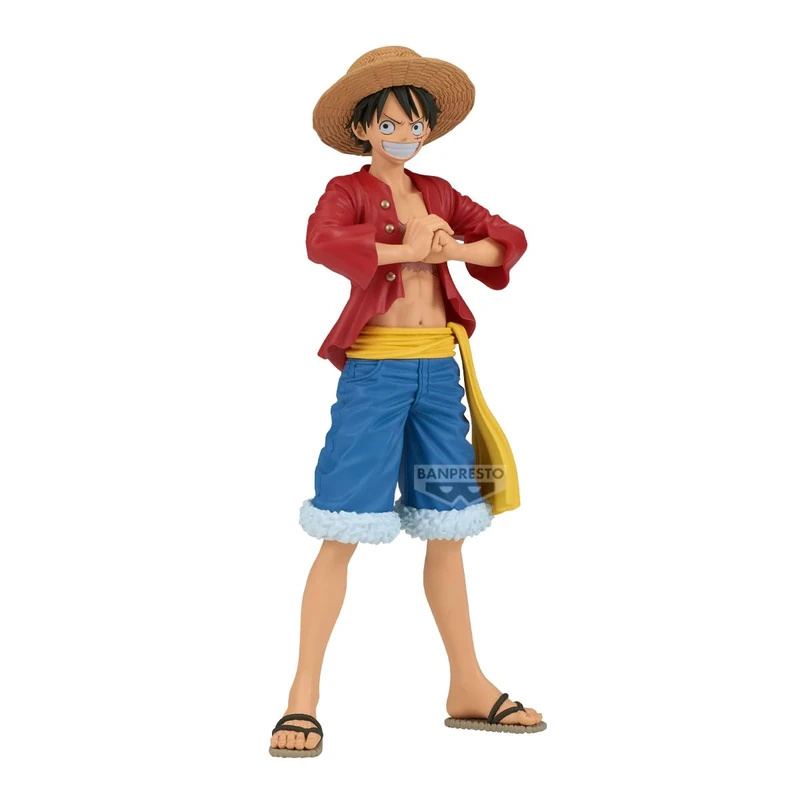 BANPRESTO Monkey D. Luffy One Piece Collectible Action Figure - Dxf The Grandline Series Special 19 cm, BP29386P, Multicolor, Optima for Anime Fans