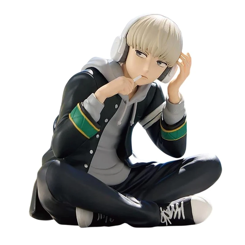 Banpresto Kaji REN Wind Breaker Sitting Collectible Action Figure - Chatting Time! 9 cm, BP29420P, Multicolor, Optima for Anime Fans