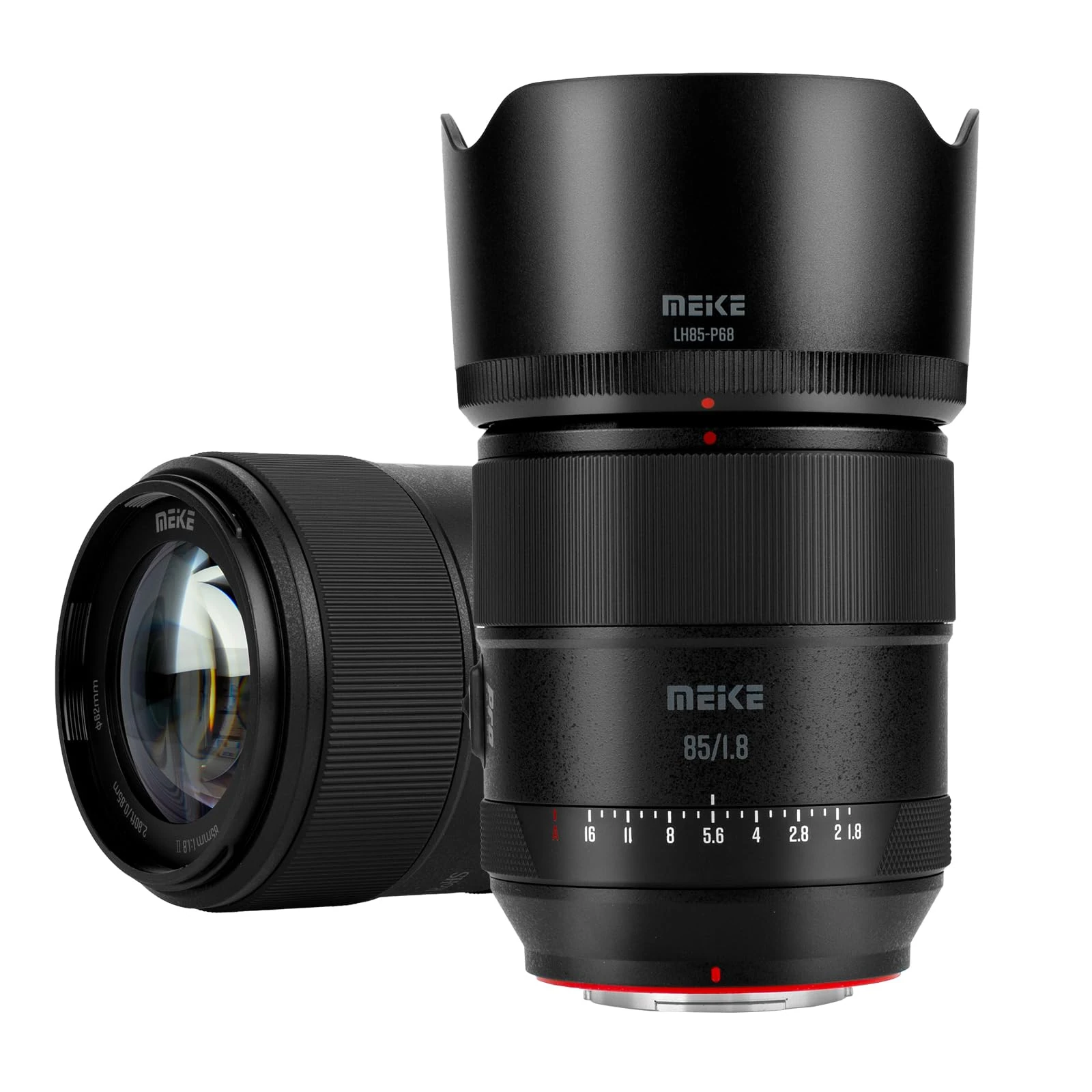 Meike 85mm f1.8 Pro II Full Frame STM Auto Focus Medium Telephoto Lens High Resolution 8K Fixed Portrait Lenses for Fujifilm X-Mount Mirrorless Cameras X-S10 XT4 XT5 XT10 XT20 X-A2 X30 X70